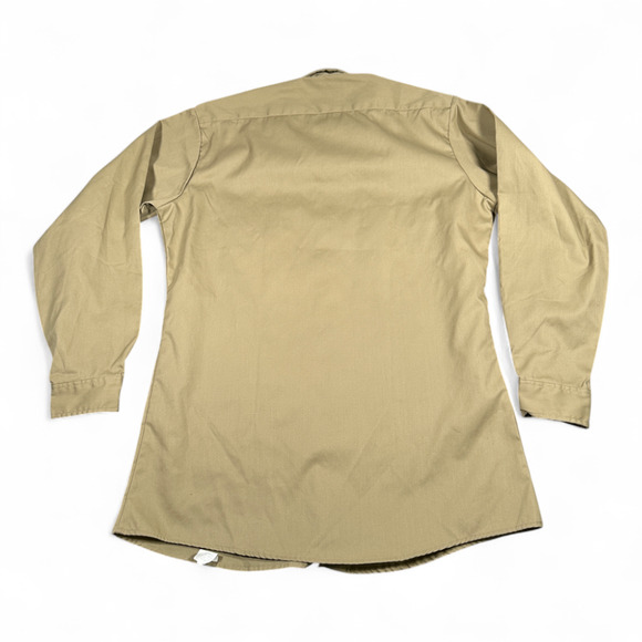 Vintage Big Mac Shirt Adult LARGE Brown JC Penney Workwear Uniform Prison USA - Picture 3 of 9